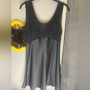 Victoria's Secret Black Lace Chemise